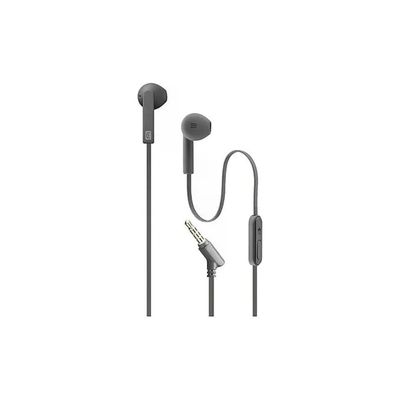Cellularline Mantis Auricolari Cablati con Microfono e Jack 3,5 mm, Grigio
