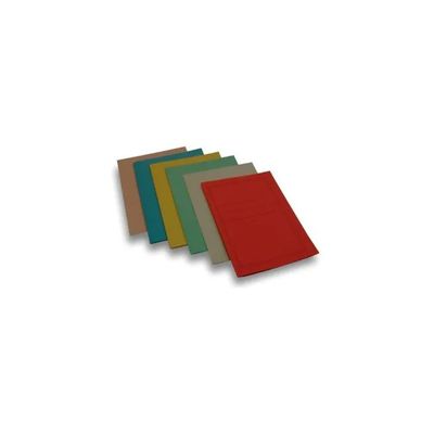 Brefiocart CF100 – Confezione da 100 cartelline semplici gialle