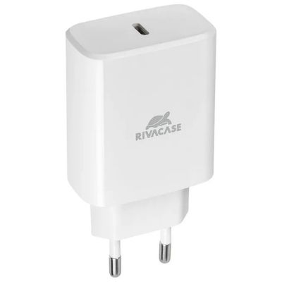 Rivacase PS4193 Caricatore USB-C 30W Power Delivery 3.0 PPS Bianco