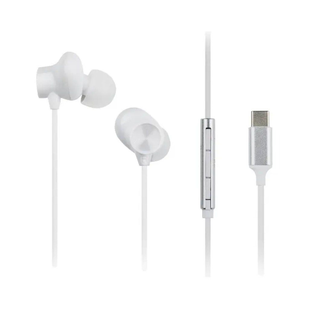 Panasonic RP-TCM225DE Auricolari In-Ear USB-C Bianchi con Microfono