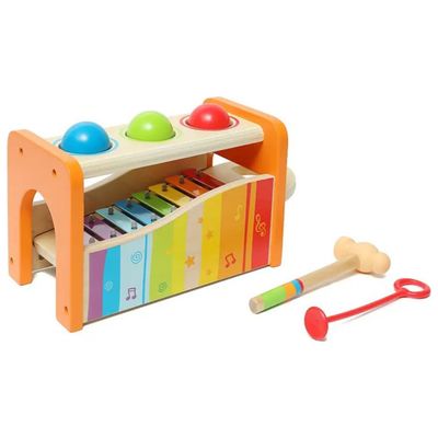 FISHER PRICE Fisher-Price Xilofono e Panca in Legno 2 in 1 FISHER PRICE Fisher-Price Xilofono e Panca in Legno 2 in 1