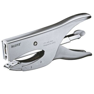 Leitz 5549 Cucitrice Manuale in Metallo Argento Satinato