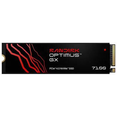 SanDisk SDSP71500GAN-000E0 Optimus GX 7100 SSD 500 GB M.2 2280 PCIe 4.0 x4 NVMe TLC 3D NAND colore Nero SanDisk SDSP71500GAN-000E0 Optimus GX 7100 SSD 500 GB M.2 2280 PCIe 4.0 x4 NVMe TLC 3D NAND colore Nero