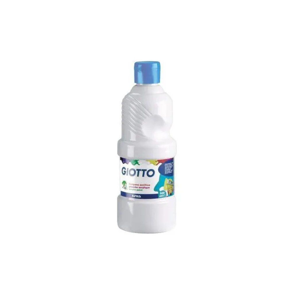 Giotto Tempera Pronta Bianca con Dosatore, 1 L