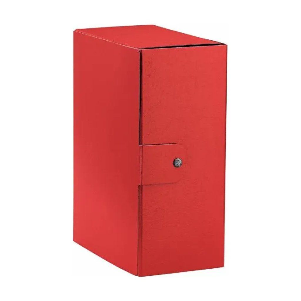 Esselte Eurobox – confezione da 5 scatole portadocumenti rosse, dorso 15 cm Esselte Eurobox – confezione da 5 scatole portadocumenti rosse, dorso 15 cm