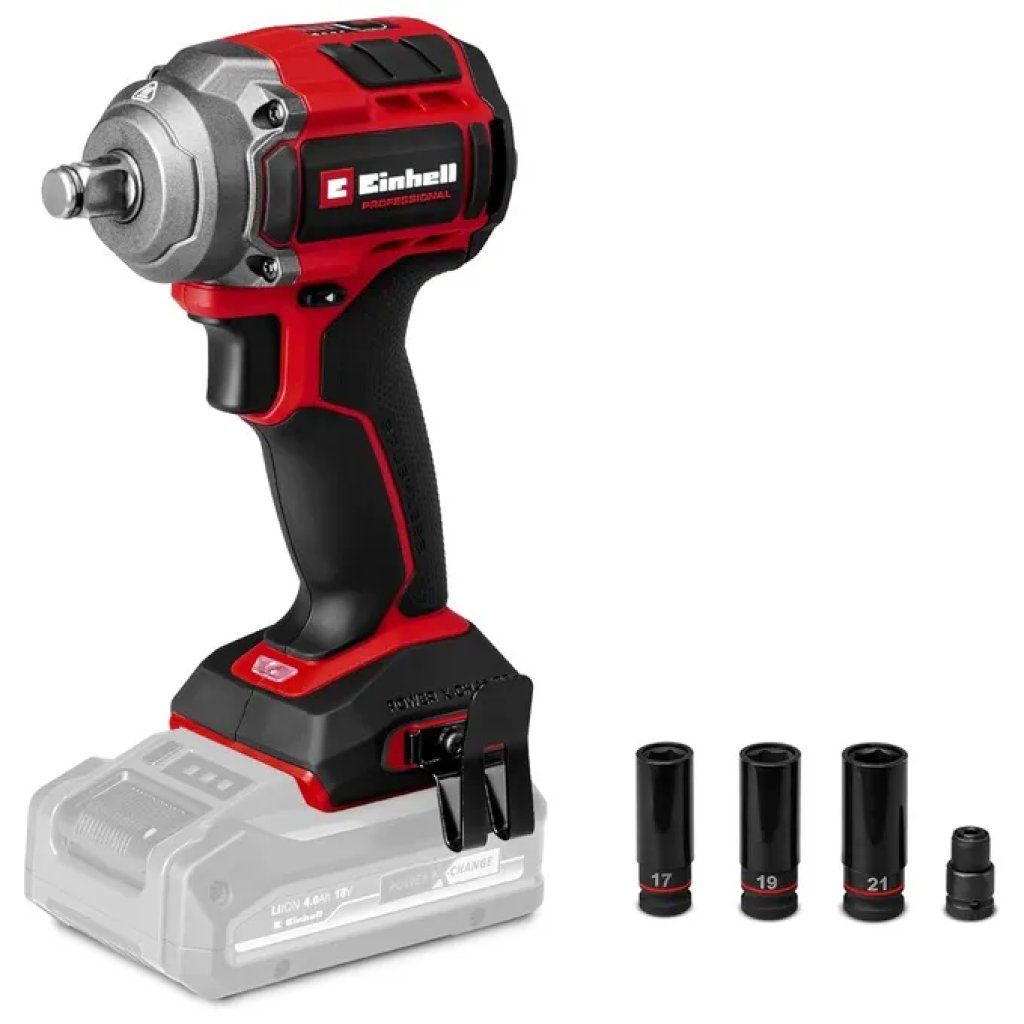 Einhell TP-CW 18/350-C Li BL-Solo Avvitatore a Impulsi 18 V Brushless, 350 Nm