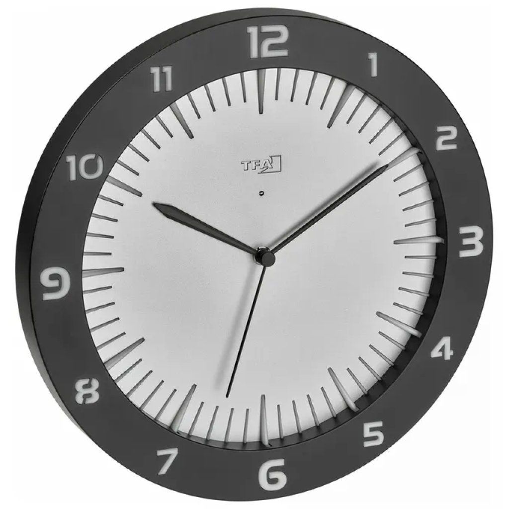 TFA-DOSTMANN TFA Dostmann 60.3553.10 Orologio da Parete Grigio 30,3 cm TFA-DOSTMANN TFA Dostmann 60.3553.10 Orologio da Parete Grigio 30,3 cm