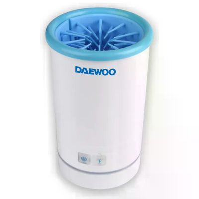 Daewoo D-PPW08 Pulitore Elettrico per Zampe di Cane Blu e Bianco