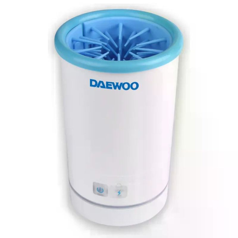 Daewoo D-PPW08 Pulitore Elettrico per Zampe di Cane Blu e Bianco