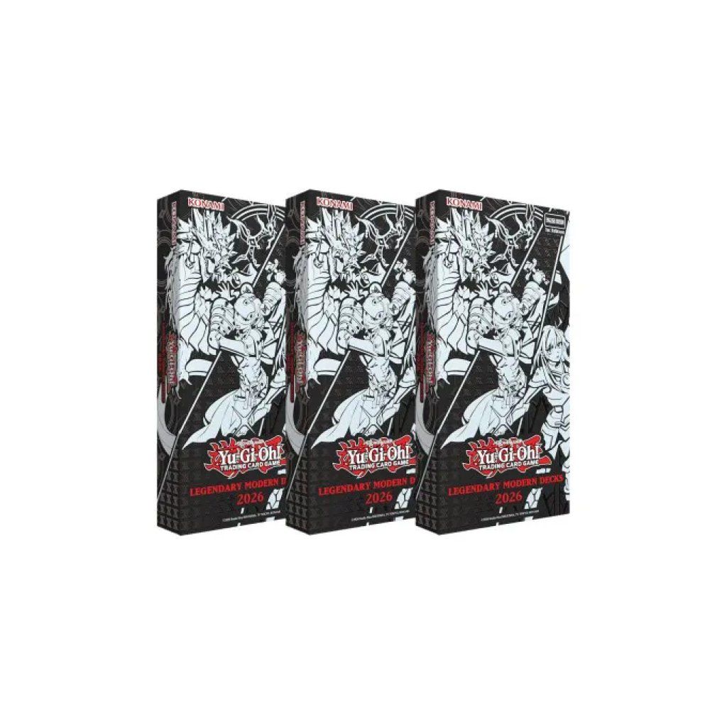 KONAMI Yu-Gi-Oh! I Deck Moderni Leggendari 2026 – 3 mazzi, 168 carte, edizione italiana