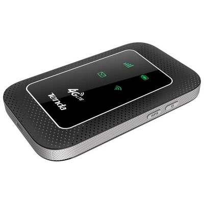 Tenda 4G180 Router Wi-Fi Portatile 4G LTE, Hotspot 150 Mbps, Batteria 2100 mAh, Nero