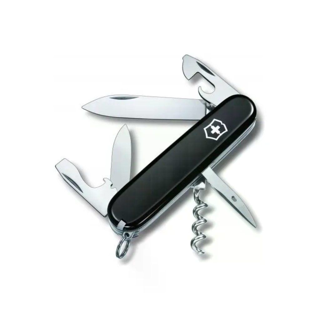 Victorinox Spartan – Coltello multiuso tascabile nero e argento