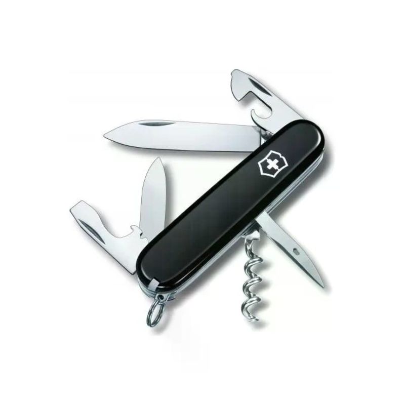 Victorinox Spartan – Coltello multiuso tascabile nero e argento