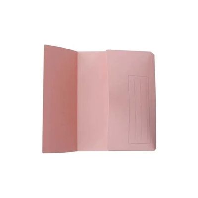 Brefiocart Cartella a Soffietto Rosa 33 x 25 cm, Cartoncino 230 g/m², Confezione da 50