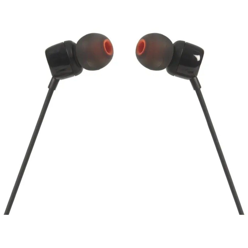 JBL Tune 110 Auricolari In-Ear Cablati Neri con Microfono