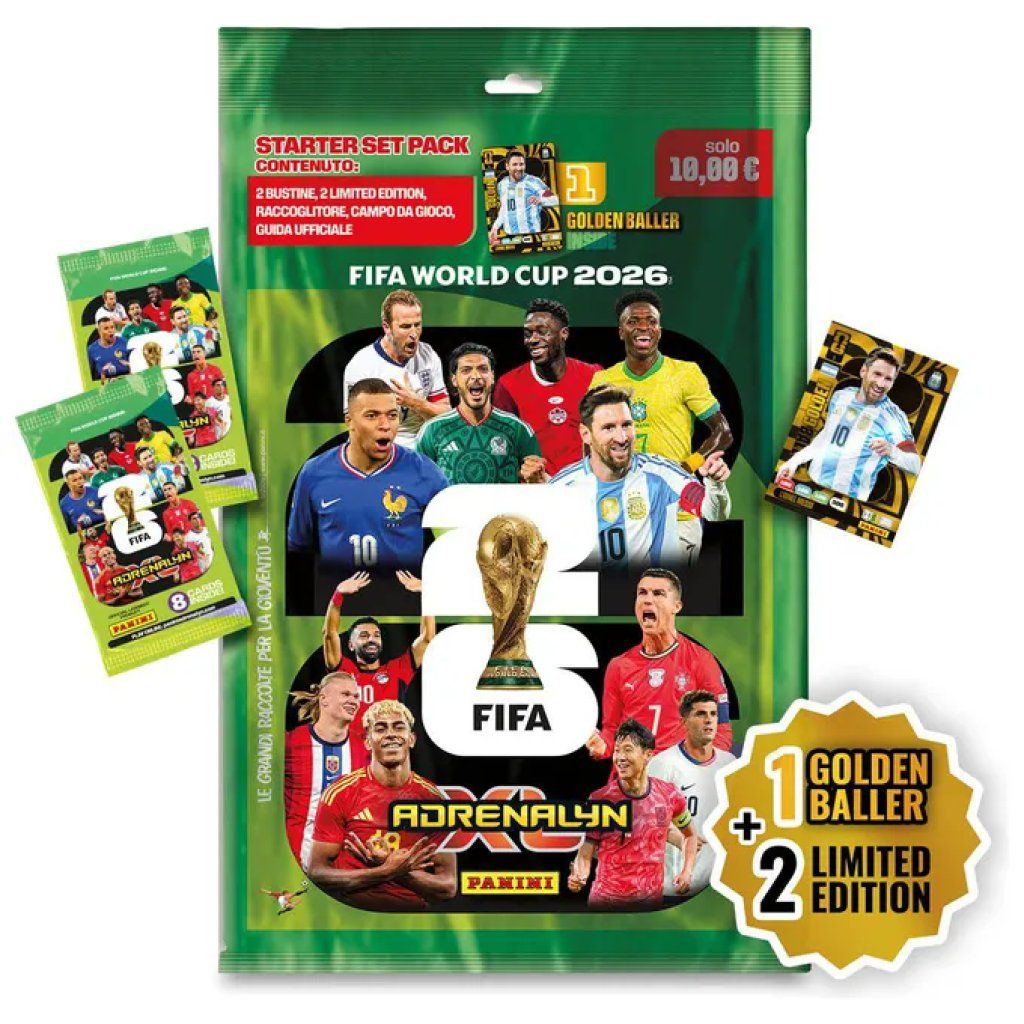 Panini Adrenalyn XL FIFA World Cup 2026 Starter Set