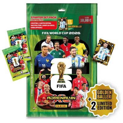 Panini Adrenalyn XL FIFA World Cup 2026 Starter Set Panini Adrenalyn XL FIFA World Cup 2026 Starter Set