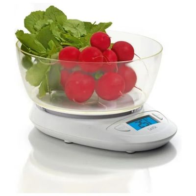 Laica KS1019W Bilancia da Cucina con Ciotola, 5 kg Laica KS1019W Bilancia da Cucina con Ciotola, 5 kg