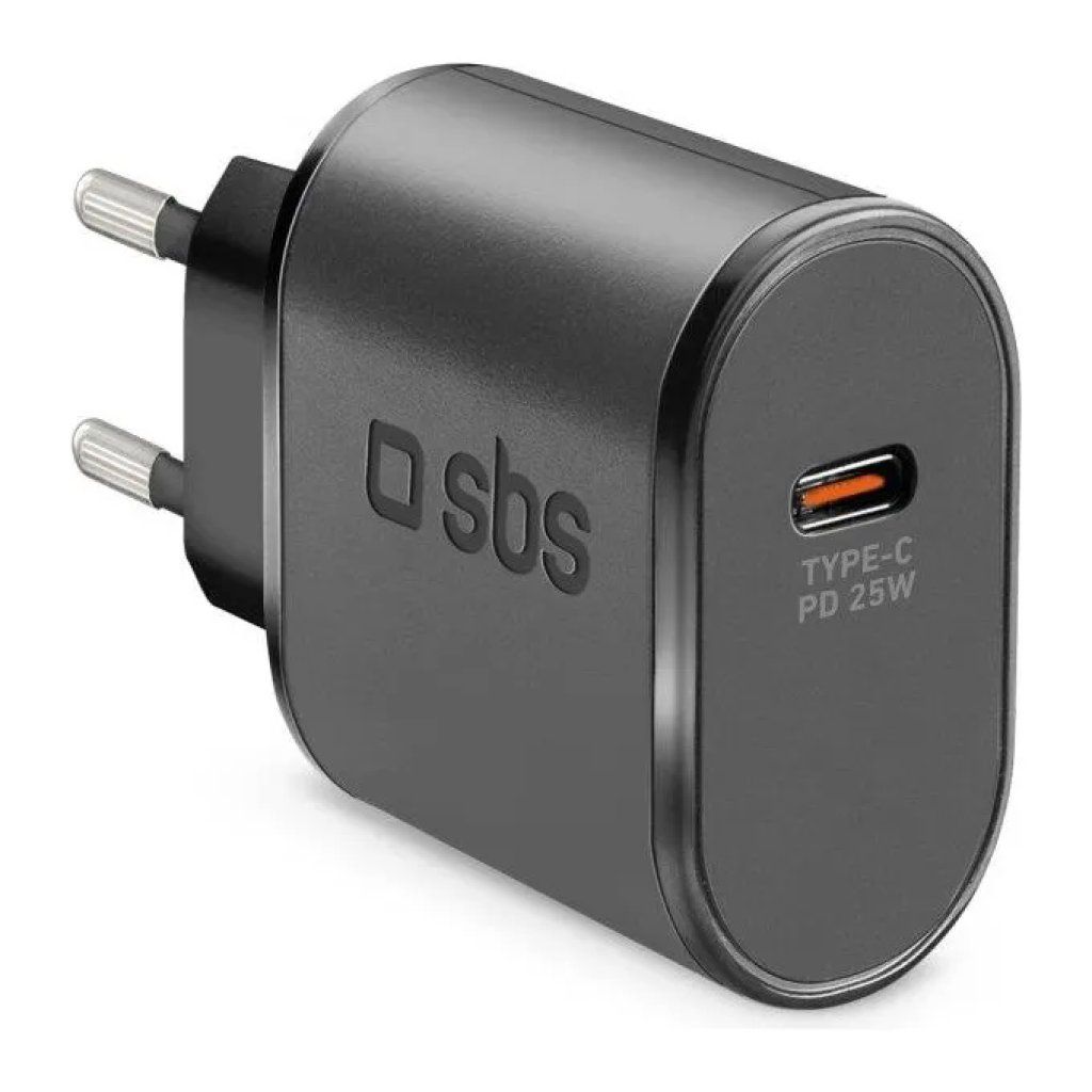 SBS TETR1CPD25 Caricabatterie USB-C Power Delivery 25 W