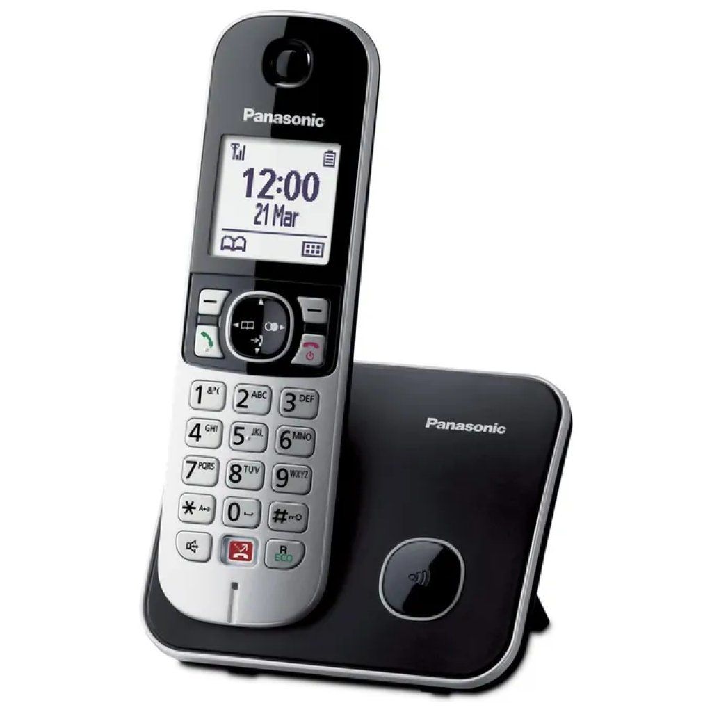 Panasonic KX-TG6851JTB Telefono Cordless DECT Nero