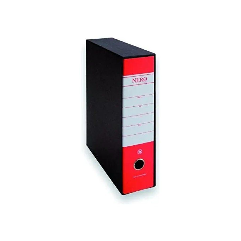 Brefiocart Registratori commerciali a leva rossi, dorso 8 cm, formato 28,5 × 32 cm, confezione da 12 Brefiocart Registratori commerciali a leva rossi, dorso 8 cm, formato 28,5 × 32 cm, confezione da 12