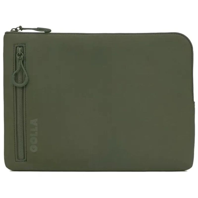 GOLLA Metro 601657 – Custodia notebook 14″ verde in neoprene