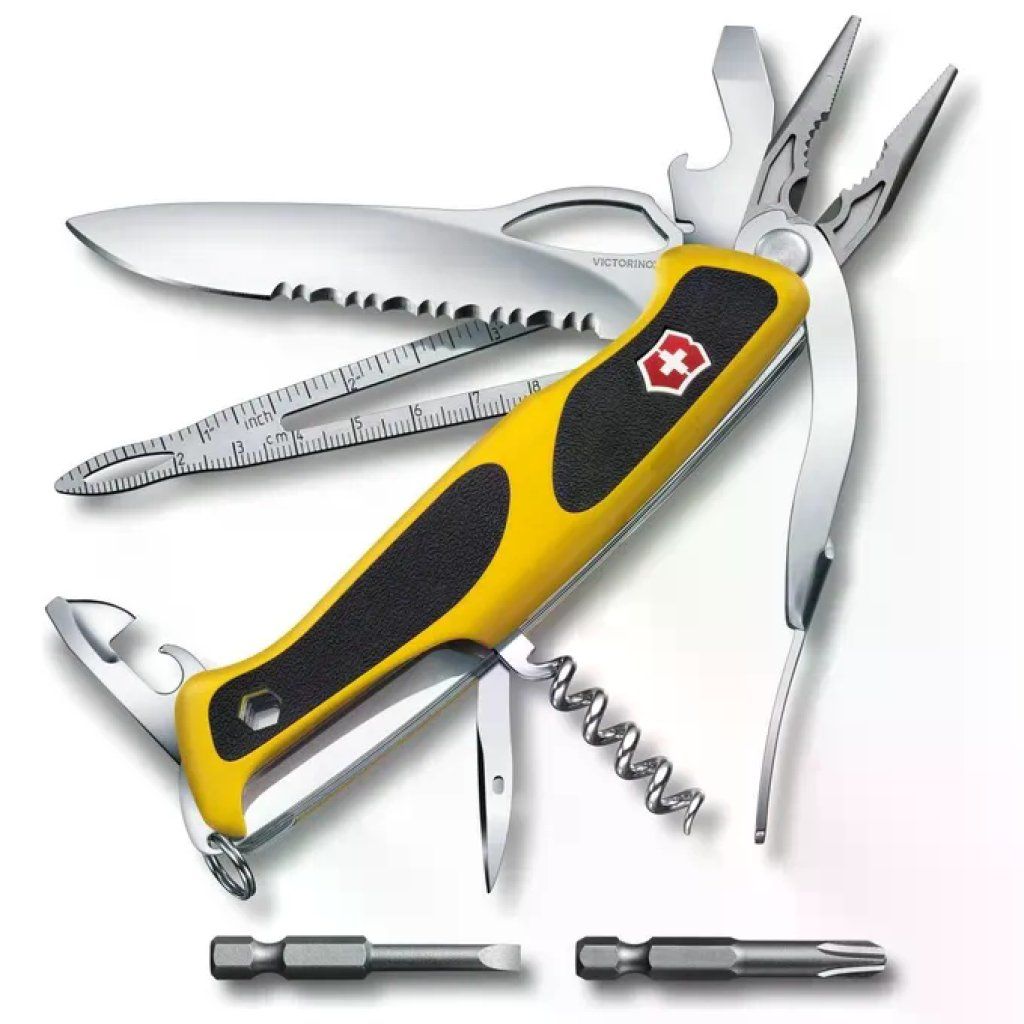 Victorinox Ranger Grip Boatsman – Coltello multiuso giallo e nero