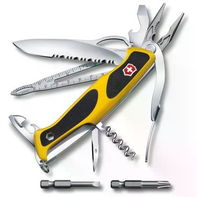 Victorinox Ranger Grip Boatsman – Coltello multiuso giallo e nero