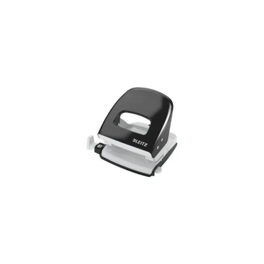 Leitz 5008 Perforatore a 2 fori, nero, fino a 30 fogli