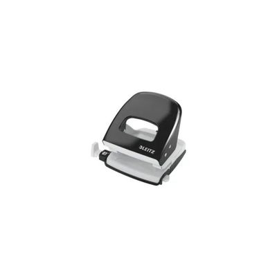 Leitz 5008 Perforatore a 2 fori, nero, 30 fogli
