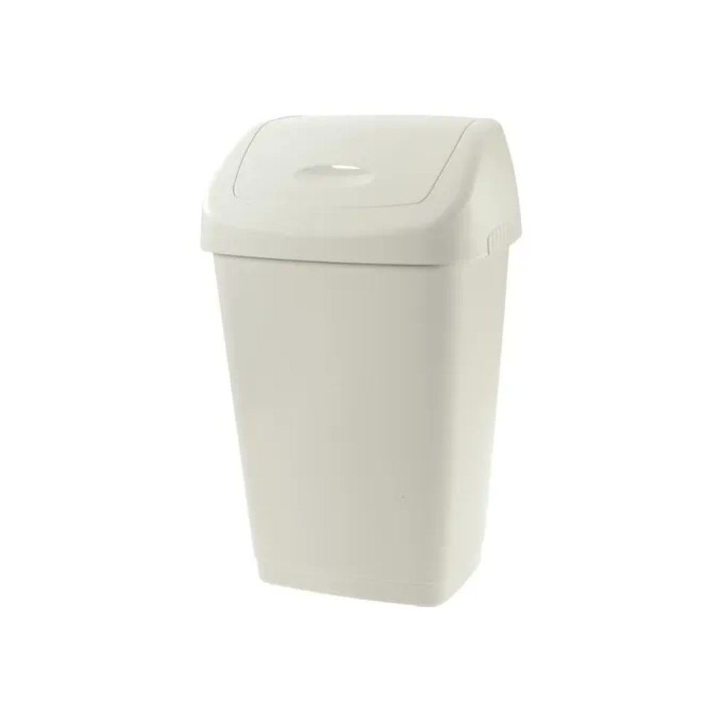 Tontarelli Aurora pattumiera basculante 25 L bianca