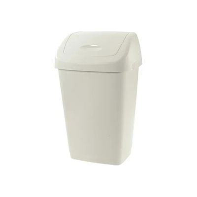 Tontarelli Aurora Pattumiera Basculante 25 L Bianca