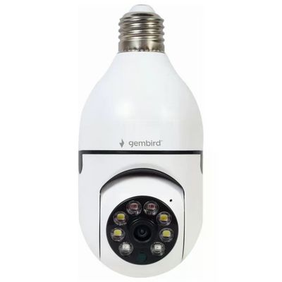 Gembird Telecamera WiFi E27 Full HD 1080p Rotante per Interni