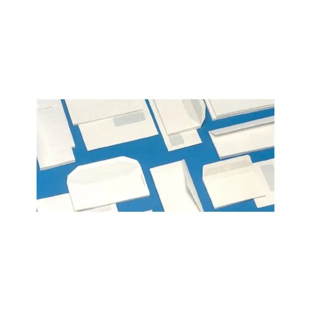 Blasetti Buste per Imbustamento Automatico con Finestra, 11 × 23 cm, 500 Pezzi