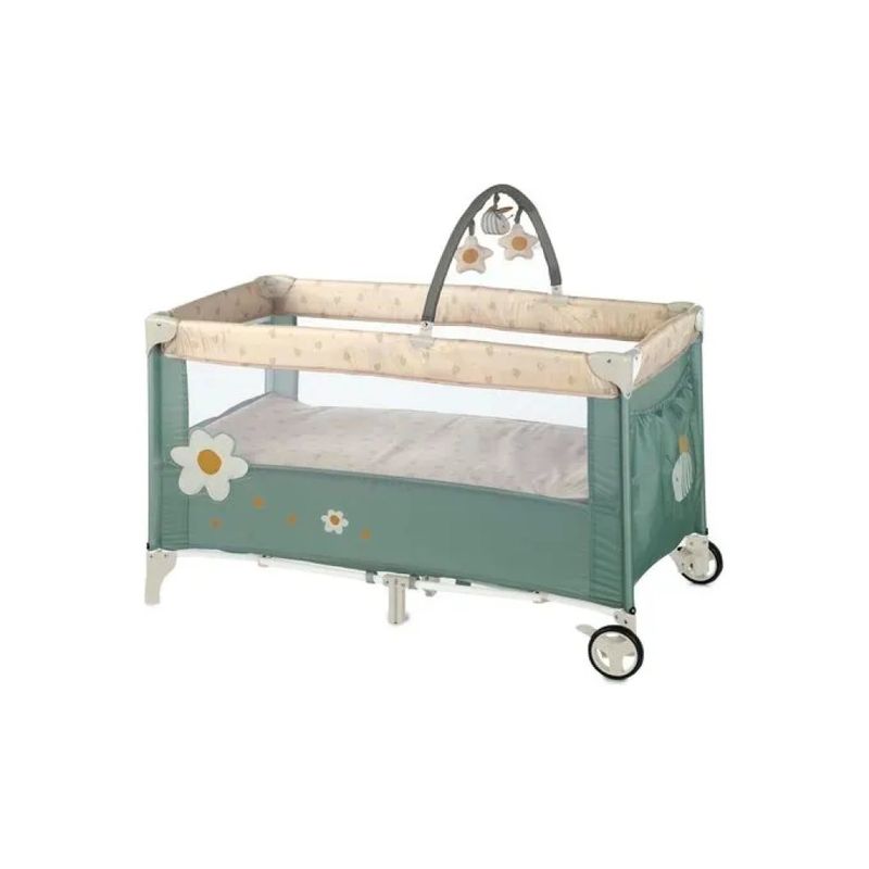 Janè Duo Level Toys Botanic Lettino da Viaggio Verde