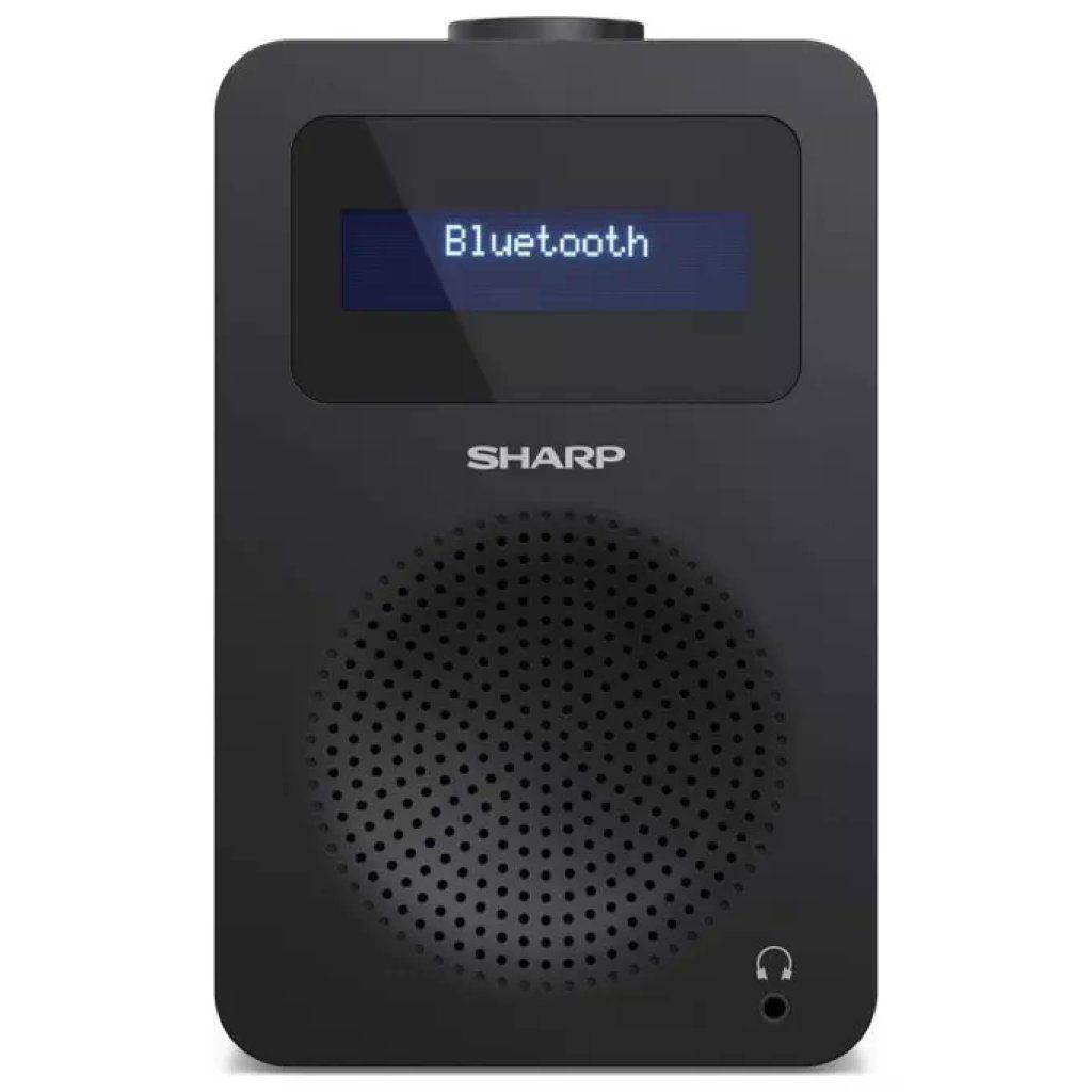 Sharp DR-430 Radio Digitale DAB/DAB+ e FM Nera