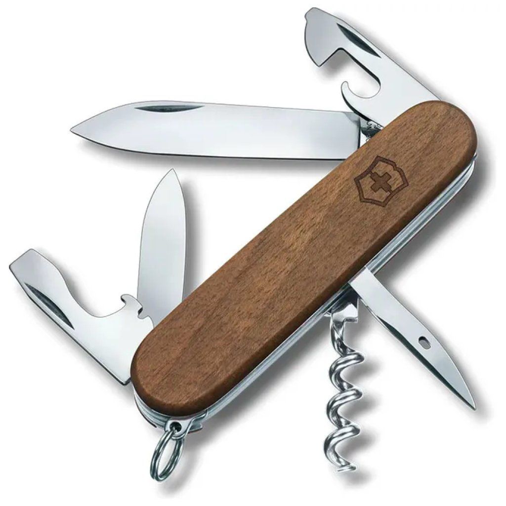 Victorinox Spartan Wood 1.3601.63 – Coltellino multiuso in noce, 10 funzioni