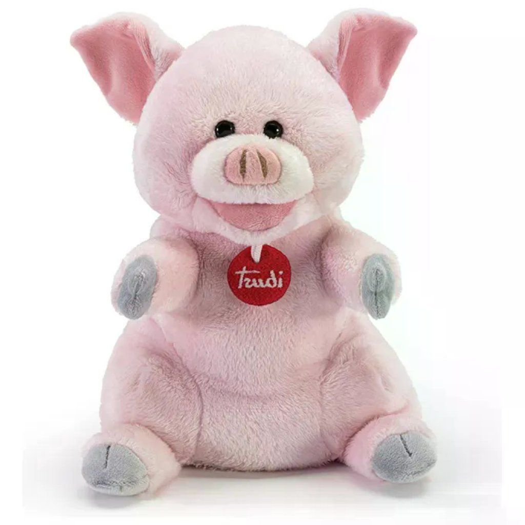 Trudi Puppets Marionetta Maiale in Peluche Rosa 30 cm Trudi Puppets Marionetta Maiale in Peluche Rosa 30 cm