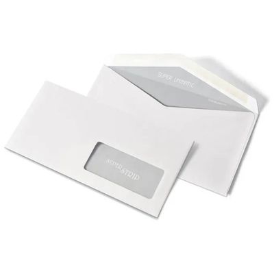 Blasetti 0170 Buste con Finestra Carta Usomano 90 g-m² FSC 16x23 cm colore Bianco