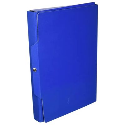 Brefiocart – Confezione da 5 scatole portaprogetti blu, dorso 4 cm