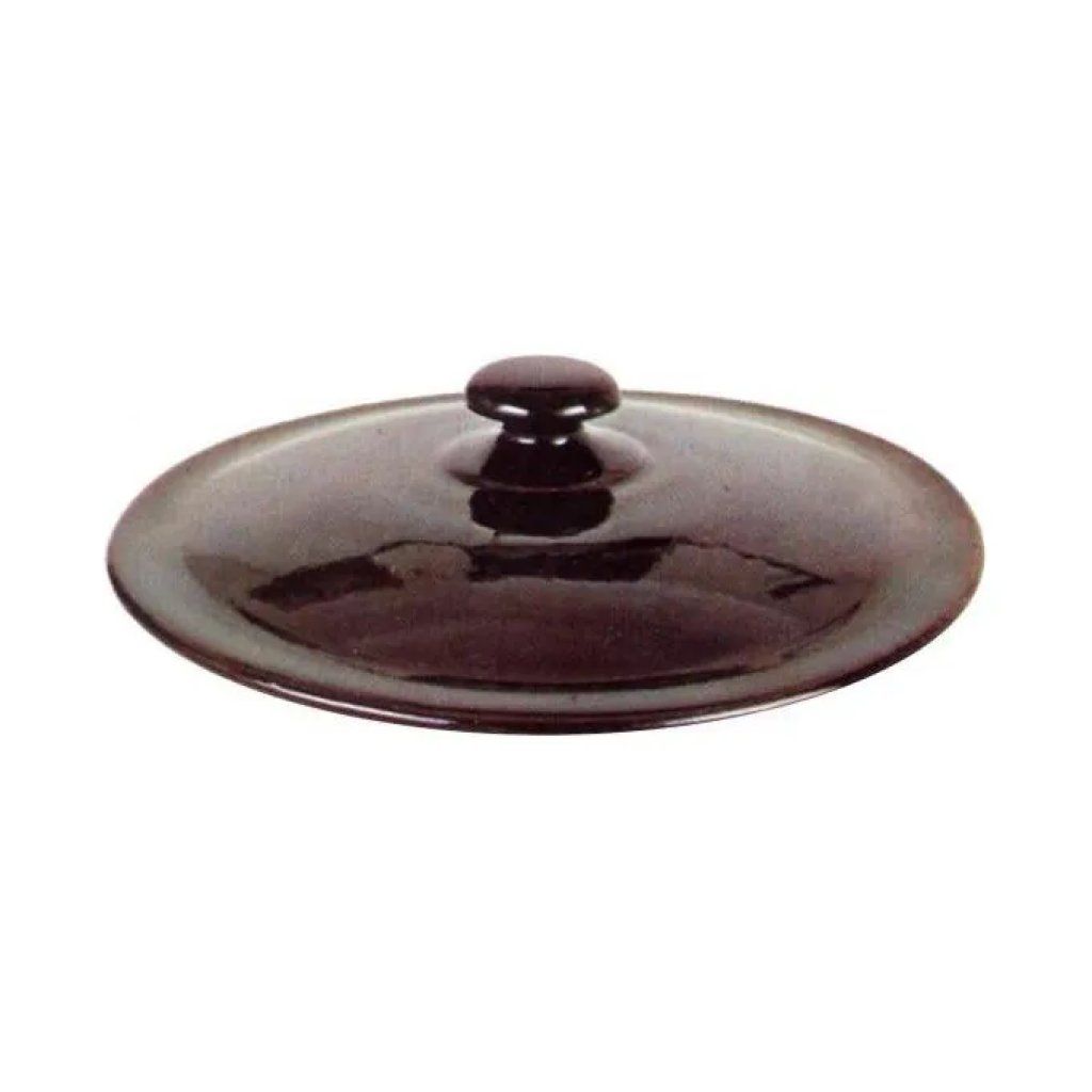 Vulcania La Folgore – Coperchio in terracotta smaltata, 28 cm