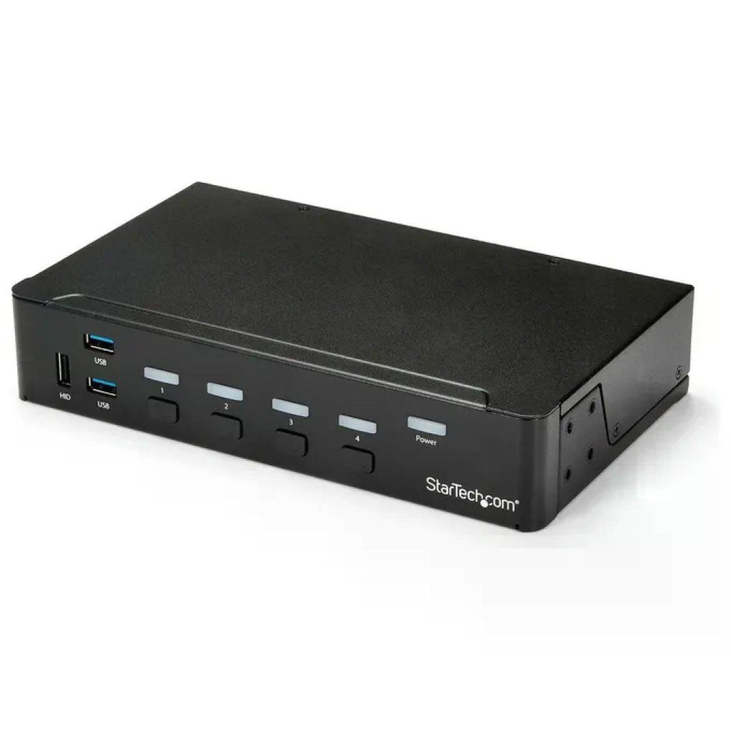 StarTech.com Switch KVM HDMI a 4 porte con hub USB 3.0 e audio