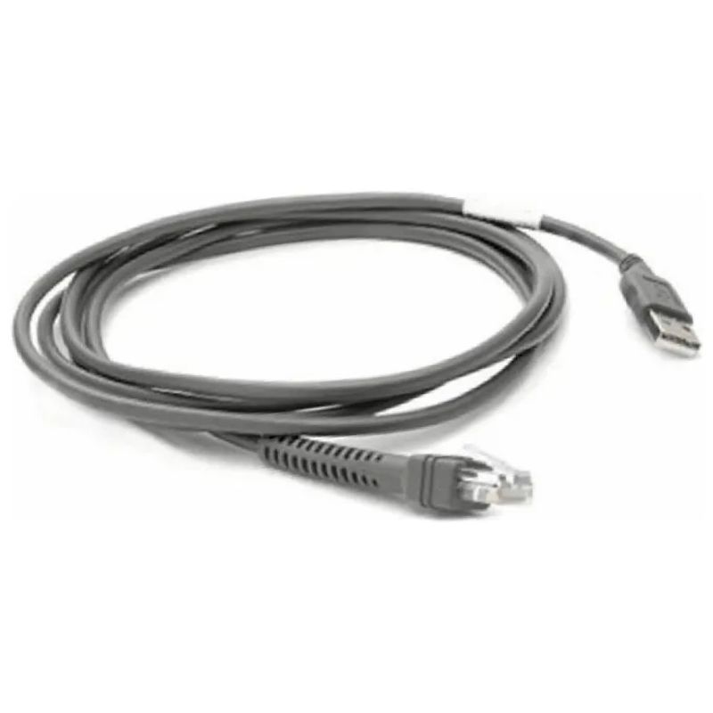 Zebra CBA-U21-S07ZBR Cavo USB schermato, 2,1 m, nero
