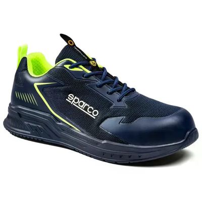 Sparco Turbo Flinger BTB0049 Scarpe Antinfortunistiche S1PS ESD Blu e Lime