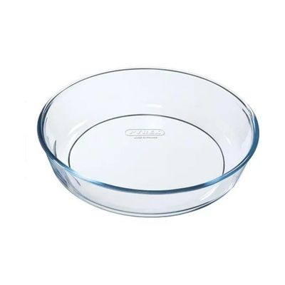 Pyrex Bake&Enjoy 828B – Tortiera tonda in vetro borosilicato 25 cm, 2,1 L