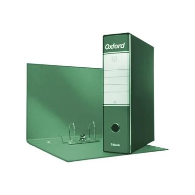 Esselte Oxford G83 – Confezione da 6 registratori verdi, dorso 8 cm