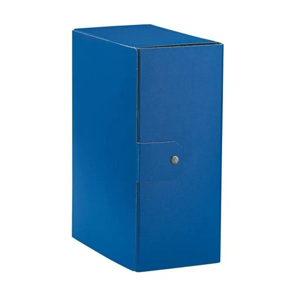 Esselte Eurobox – 5 scatole archivio blu, dorso 15 cm