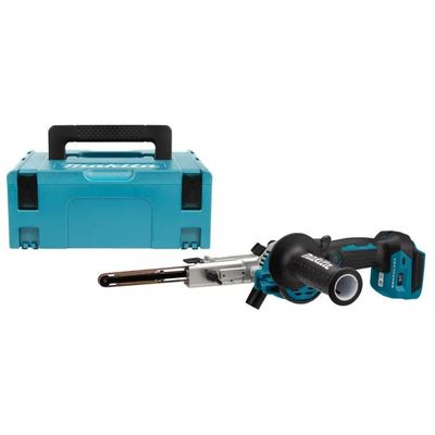 Makita DBS180ZJ Levigatrice a nastro 18V LXT Brushless, velocità variabile, 9 × 533 mm