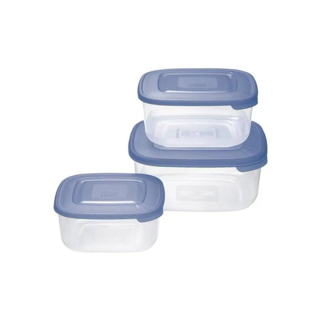 Tontarelli Family Food Set – Set da 3 contenitori quadrati