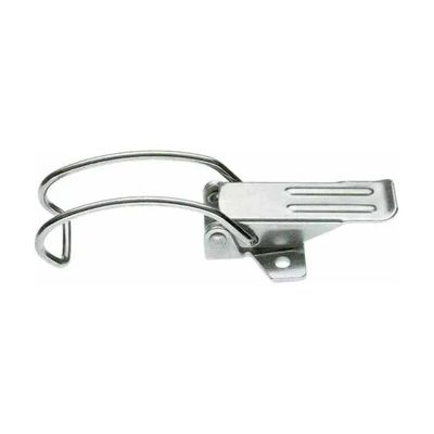 Frigerio CL621 – Chiusura a leva con gancio, acciaio nichelato, 12,5 cm
